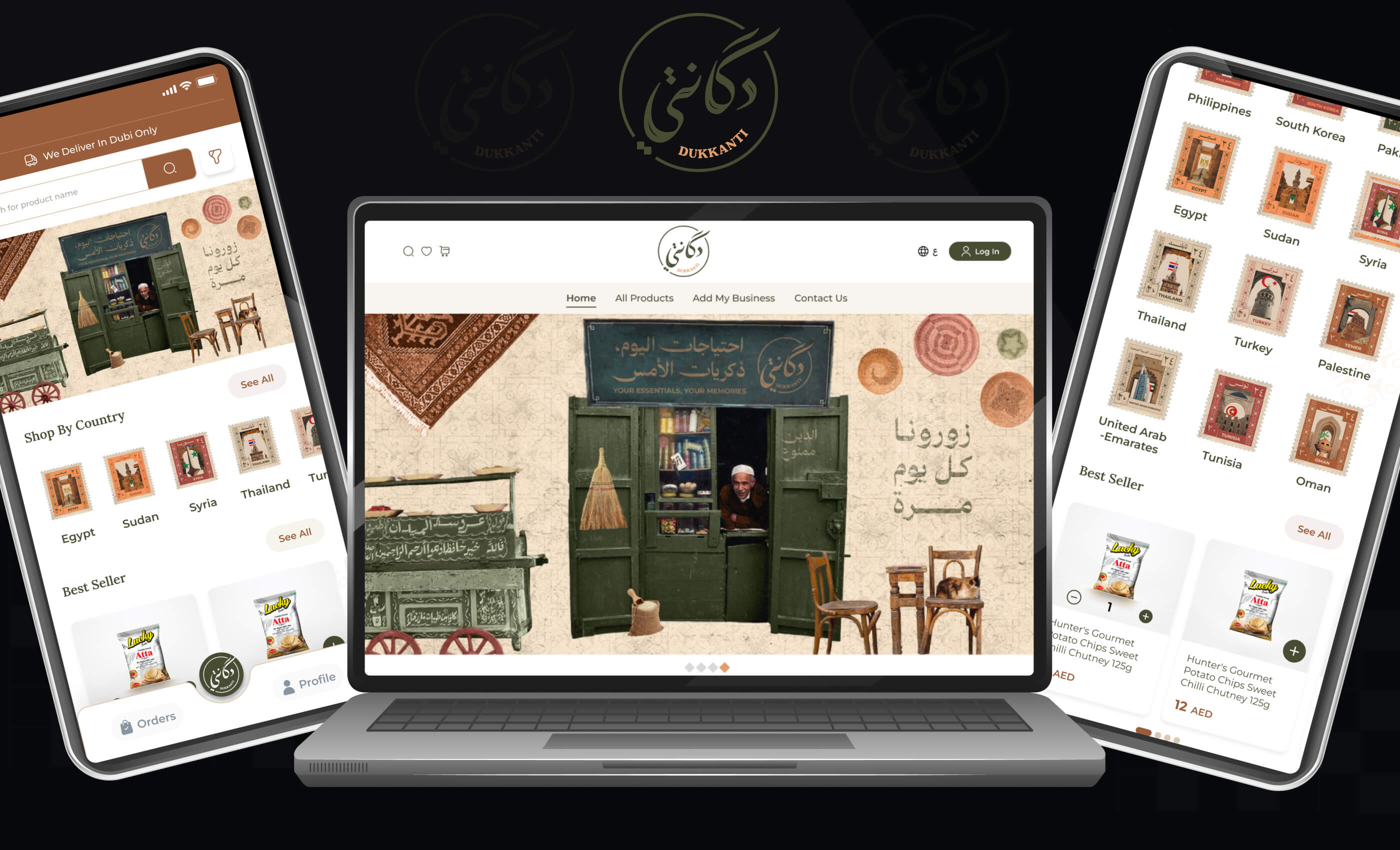 Dukkanti – Full-Stack E-handelsplattform showcase - Multi-Vendor Marketplace-app, Utvecklare av marknadsplatsmjukvara