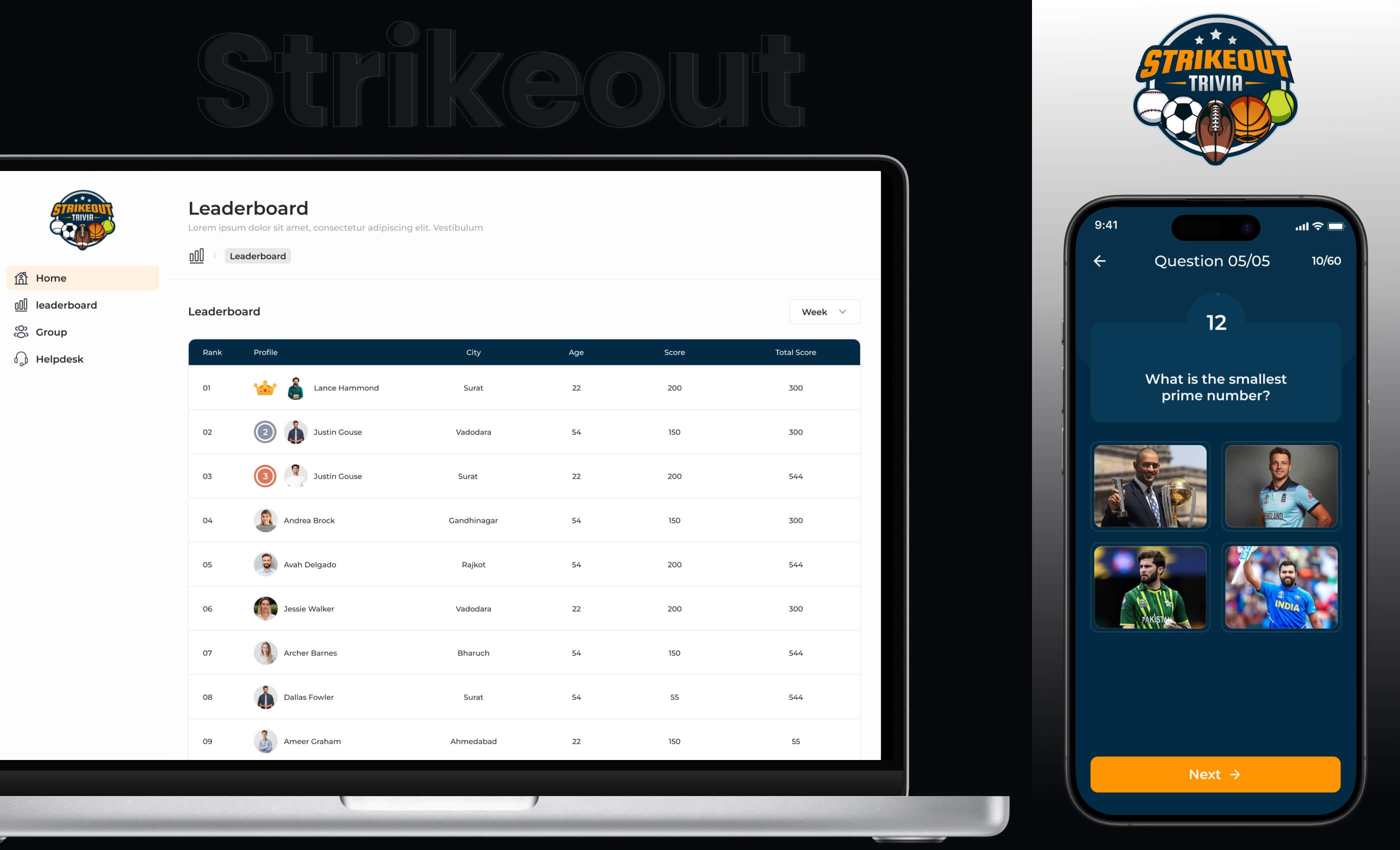 Fanatiq Trivia: Full-Stack Quiz-app med adminpanel & Firebase showcase - Spelutvecklare för multiplayer, Triviap-app i realtid