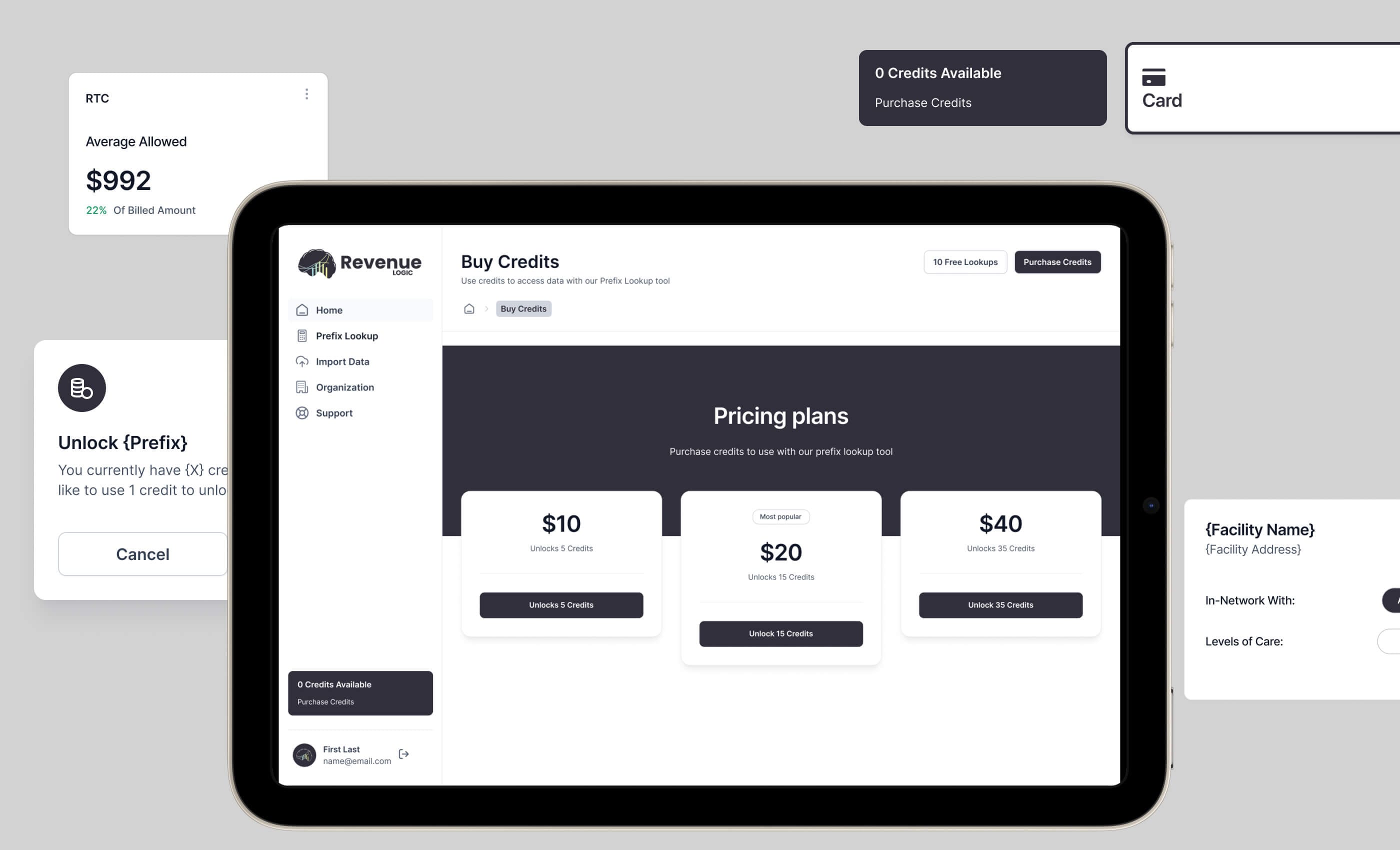 Revenue Logic: Finansiell Analysplattform showcase - Fintech-apputvecklare, Finansiell datavisualisering