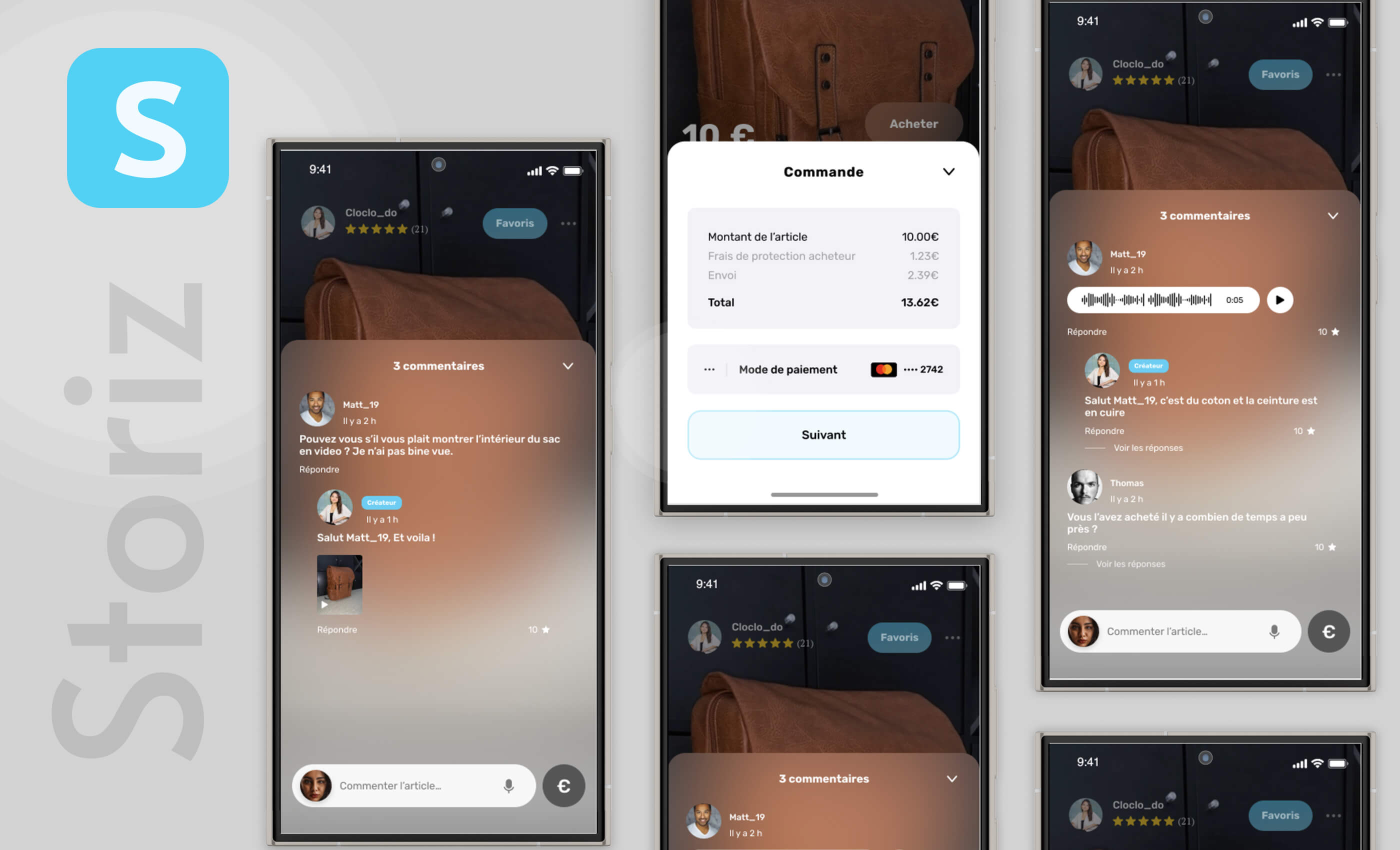 Storiz – Interaktiv Berättande E-handelsapp | React Native showcase - Social handelsapp, Teknik för köpbar video