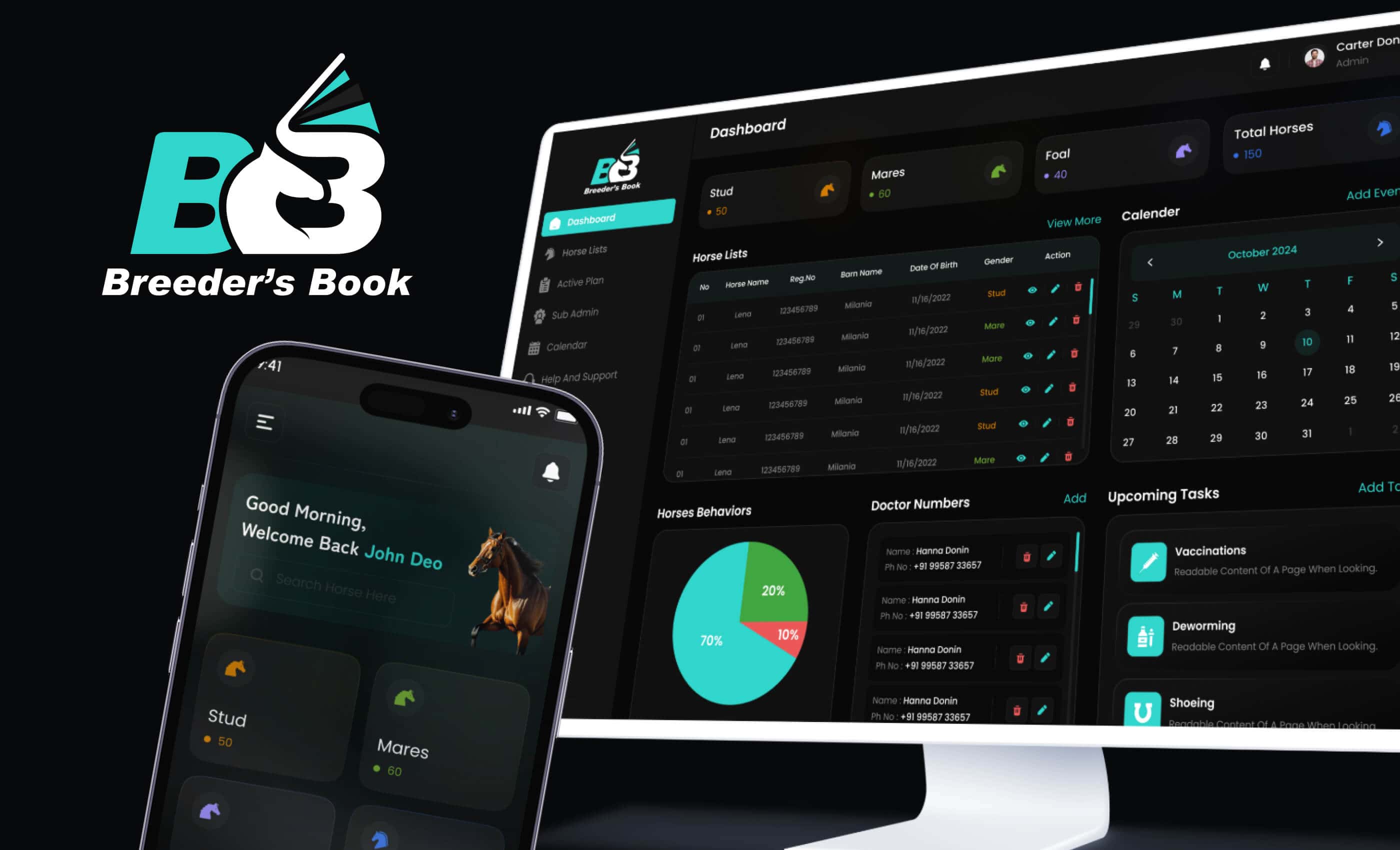 Breeder’s Book – Платформа управления лошадьми